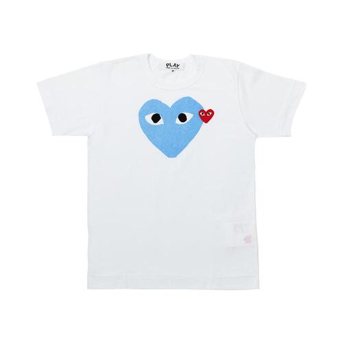 꼼데가르송 하트 로고 티셔츠 P1T105-BLUE
