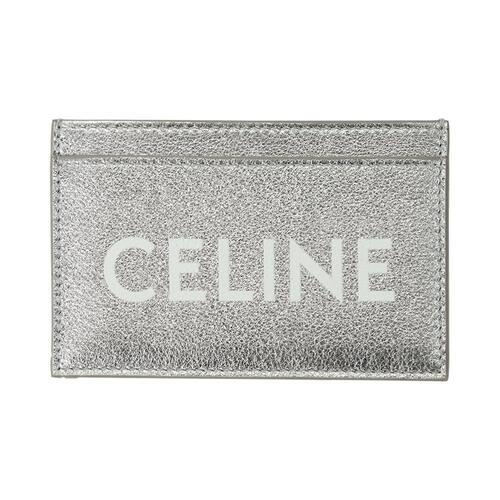 셀린느 CELINE 프린트 카드 지갑 라미네이트 카프스킨 실버 10B703EK8-36AG